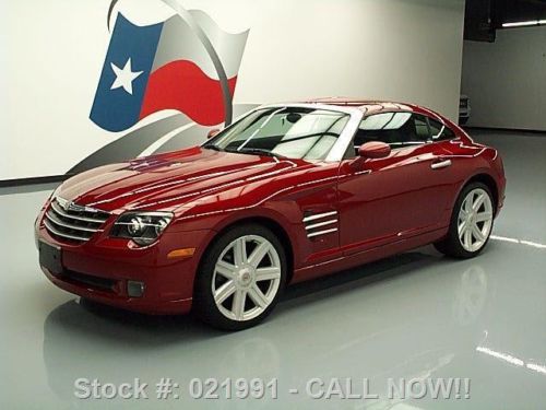 2004 chrysler crossfire automatic heated leather 37k mi texas direct auto