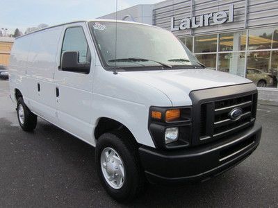 2012 ford e250 cargo van clean carfax 4.6 v8 balance of factory warranty