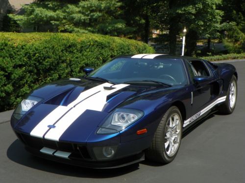 2006 ford gt rare midnight blue all 4 options