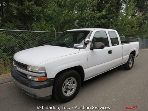 Chevrolet 1500 silverado extended cab pickup truck gas 4.8l v8 a/c 4dr vortec gm