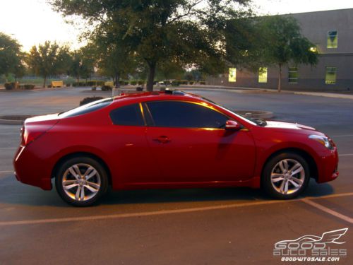sell used 2011 nissan altima s coupe 2 door red 34k low hid lights for cars