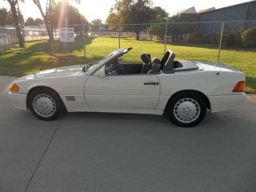 1990 mercedes-benz sl500 hard top convertible, only 35,000 miles !!! no reserve!