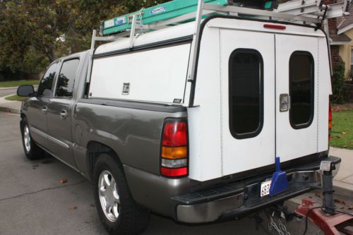 Super Crew Cab >> Sell used GMC SIERRA 1500 with CREW CAB and WORK CAMPER SHELL in Claremont, California, United ... Super Crew Cab >> Sell used GMC SIERRA 1500 with CREW CAB and WORK CAMPER SHELL in Claremont, California, United ...