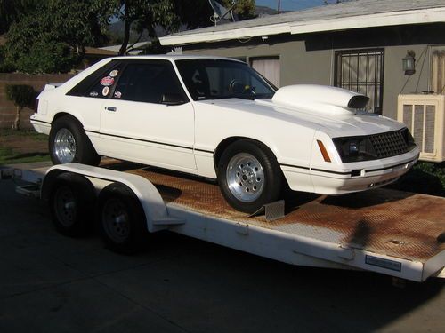 1982 ford mustang drag race car