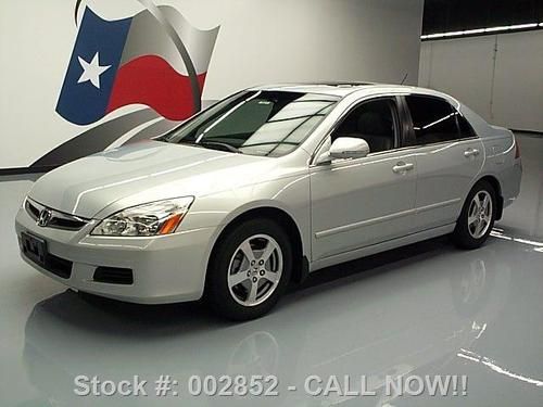 2006 honda accord hybrid sedan sunroof htd leather 85k texas direct auto