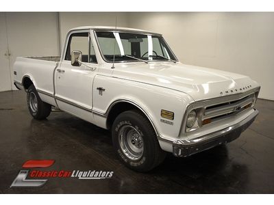 1968 chevrolet c10 swb pickup 350 4 speed ps console pb tach check this out
