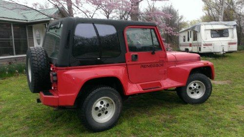 1991 jeep wrangler renegade sport utility 2-door 4.0l