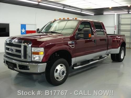 2008 ford f-350 lariat crew cab 4x4 diesel drw long bed texas direct auto