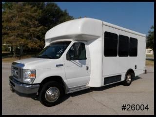 E350 starcraft 15 passenger shuttle wagon bus diesel dual a/c drw - we finance