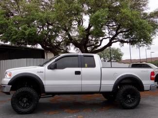 Lifted silver xlt extended cab 5.4l v8 4x4 leather pro comp fuel we finance