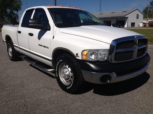 2003 dodge 3500 1-ton single wheel crew 5.9 cummins diesel 6 speed 1-owner clean