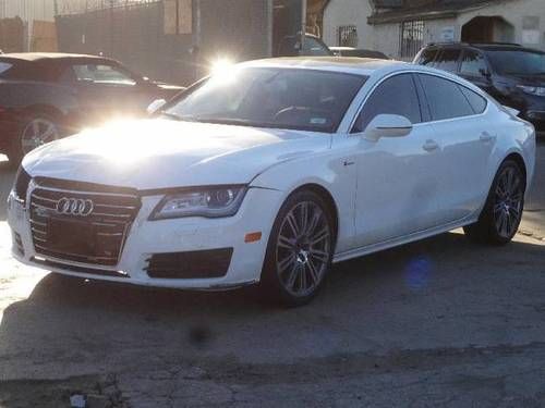 2012 audi a7 supercharged salvage repairanble rebuilder only 23k miles runs!!!!