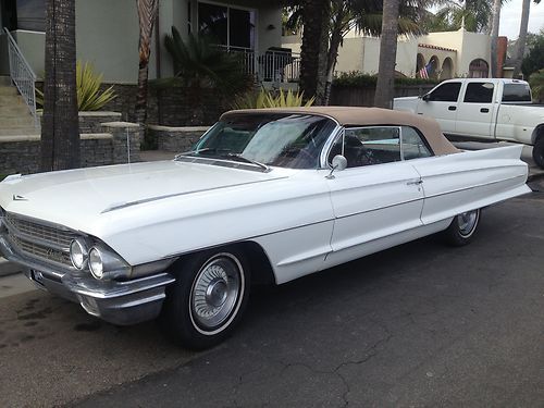 1962 series 62 cadillac convertible