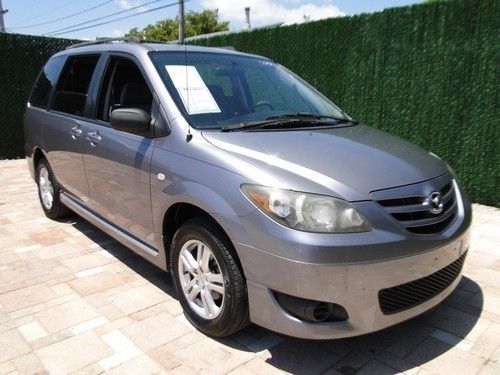 2005 mazda mpv lx - florida van clean 7 pass front &amp; rear a/c pwr automatic 4-do