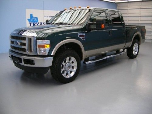 We finance!!!!  2008 ford f-250 lariat 4x4 diesel auto roof nav 6cd leather tow!