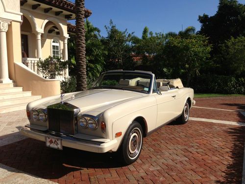 1993 rolls royce corniche iv rare and spectacular fully maintained and serviced