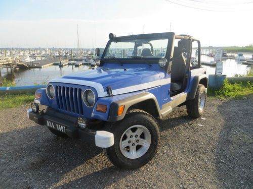 Jeep,blue,wrangler,soft top,4x4,1997
