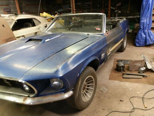 Used 1969 Ford Mustang 351w Convertible Rare Color Excellent 1969 Ford Mustang 351w Convertible Rare Color Excellent High Value Project