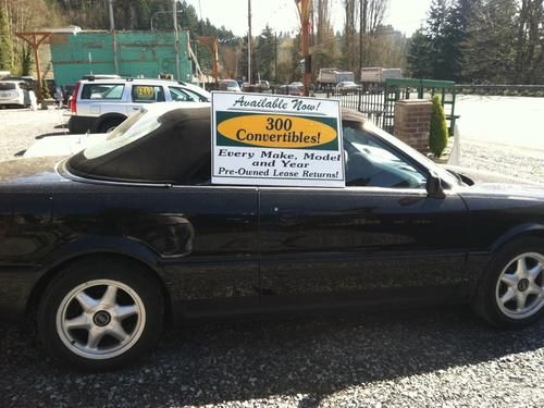 1998 audi cabriolet base convertible 2-door 2.8l