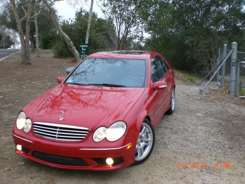 2005 mercedes benz c55,ca car,one owner ,amg,very fast,showroom condition