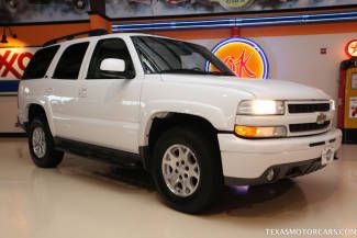 03 chevy white v8 heated seats leather sunroof black tube steps low mileage