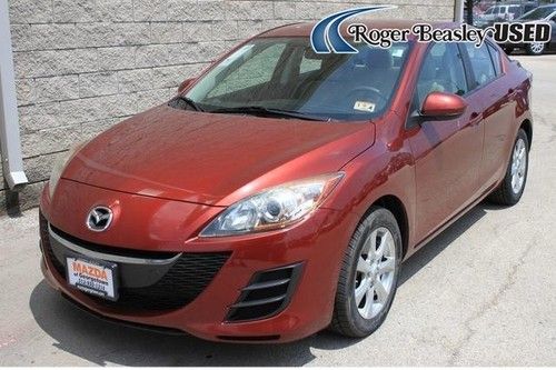 2010 mazda3 i touring 5-speed automatic red cruise aux/mp3 input rear defogger