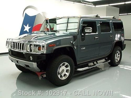 2008 hummer h2 lux 4x4 7-pass leather sunroof nav dvd!  texas direct auto