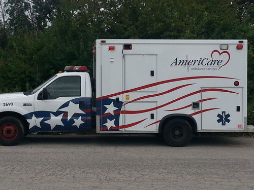 2000 ford e-350 taylor made type i ambulance no reserve