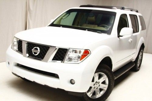 We finance! 2007 nissan pathfinder le 4wd power sunroof power adjustable pedals