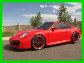 2007 porsche carrera s 3.8l h6 24v manual coupe premium bose leather red