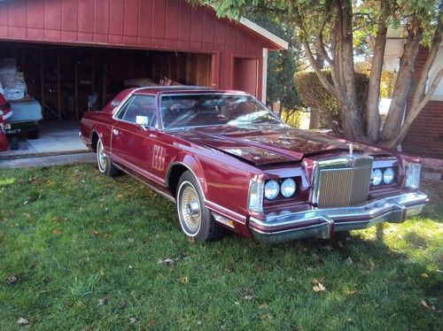 1978 lincoln mark v signature series one owner 5300 miles dealer modified wow !!