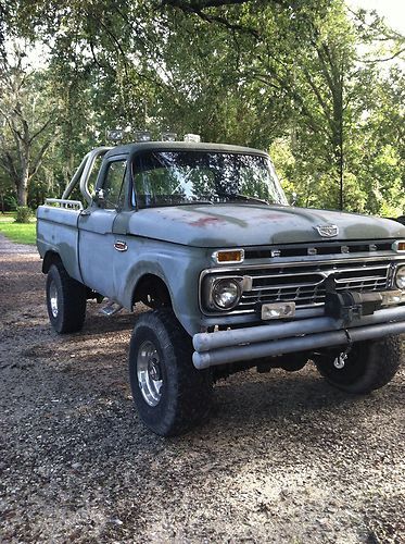 1966 ford f100, lifted, with 351 cid windsor v8 engine