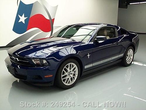 2012 ford mustang premium v6 pony pkg leather sync 18k texas direct auto