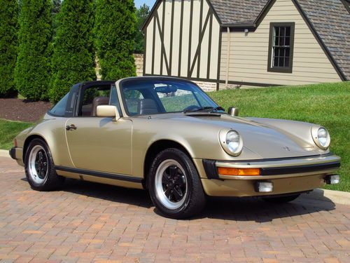 1983 porsche 911 sc targa, air-cooled classic, engineer-owned, perfect maint.