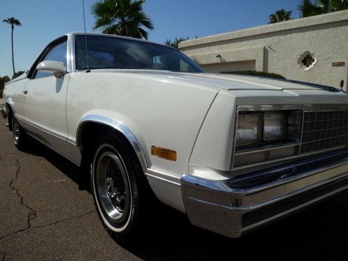 1987 chevrolet el camino caballero v8 loaded classic pickup truck last year made