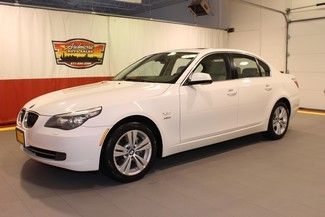 2010 bmw 528xi awd premium navigation sunroof heated leather white new tires