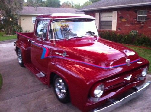 1956 f100 sweet street rod classic with a little muscle  auto a/c