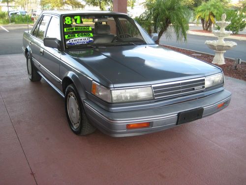 Nissan maxima 1987 one owner florida tittle