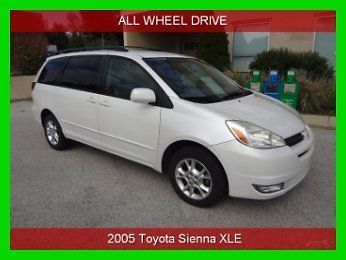 2005 xle used  automatic awd premium leather power doors dvd player clean carfax