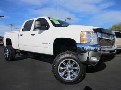 2008 chevrolet silverado chevy 2500hd crew cab duramax diesel 4x4 lifted truck!