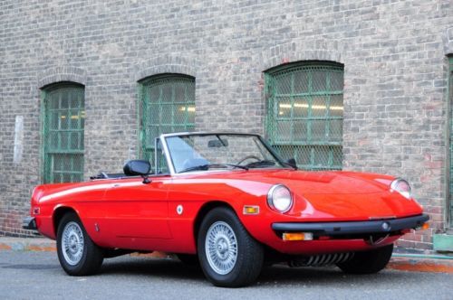 1978 alfa romeo spider &#034;niki lauda&#034; edition *49k miles from new, well documented
