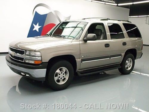 2003 chevy tahoe lt 5.3l 7 pass leather dvd bose 91k mi texas direct auto
