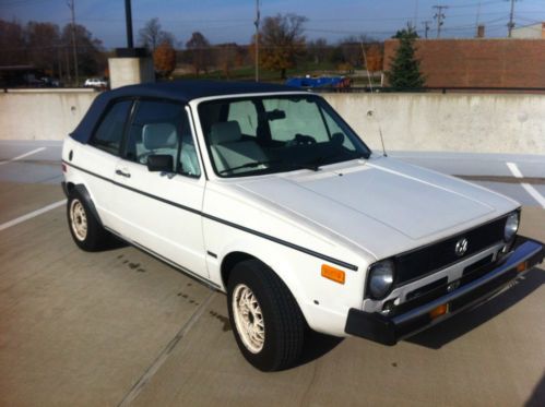 1981 vw volkswagen rabbit cabrio convertible