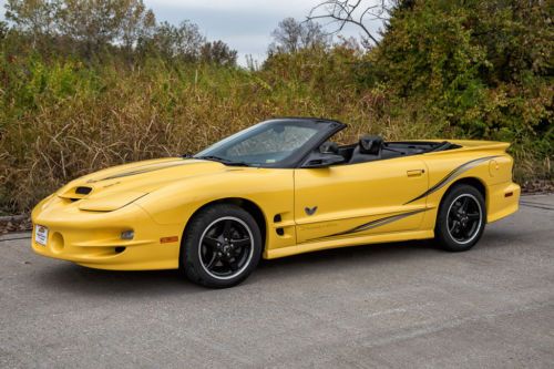 2002 35th anniversary trans am conv, 9k orig miles 1 owner, rare collector piece