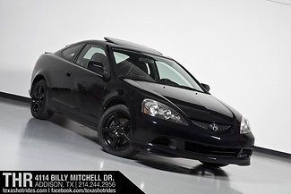 2006 acura rsx type-s types! double black, all stock! rare! leather, bose, look!