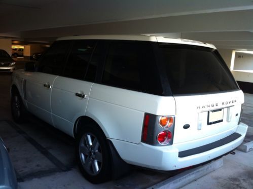 No reserve $$$ white range rover, $3,000 converted suspension !! wood package...