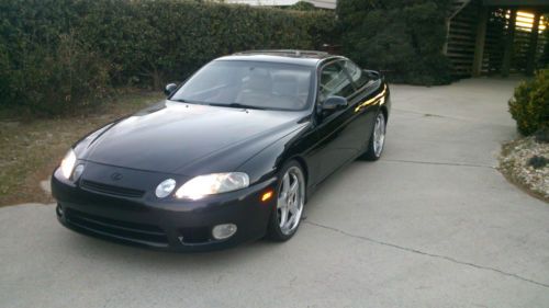 1998 lexus sc400 black/beige