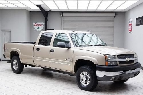 2004 chevy 2500hd diesel 4x4 lt long bed heated leather bose