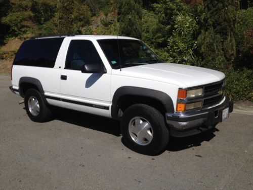 Sell Used Rare 1996 Chevy Tahoe Ls 2 Door 6 5 Turbo Diesel 4