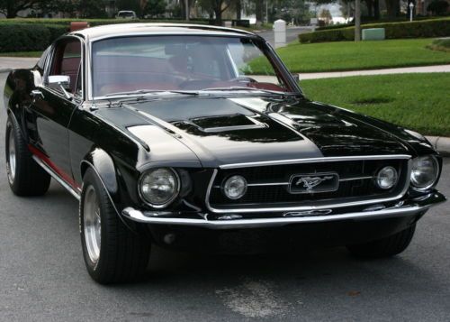 Restored one year only model - 1967 ford mustang gta 2+2 fastback - 1,300 miles